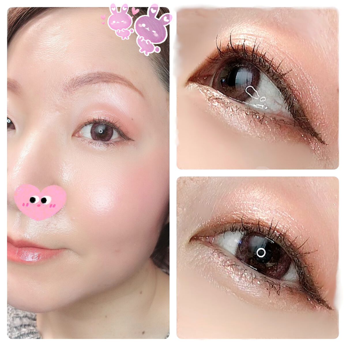 グリッターアイシャドウ/Dear.A/グリッターを使ったクチコミ(3枚目)