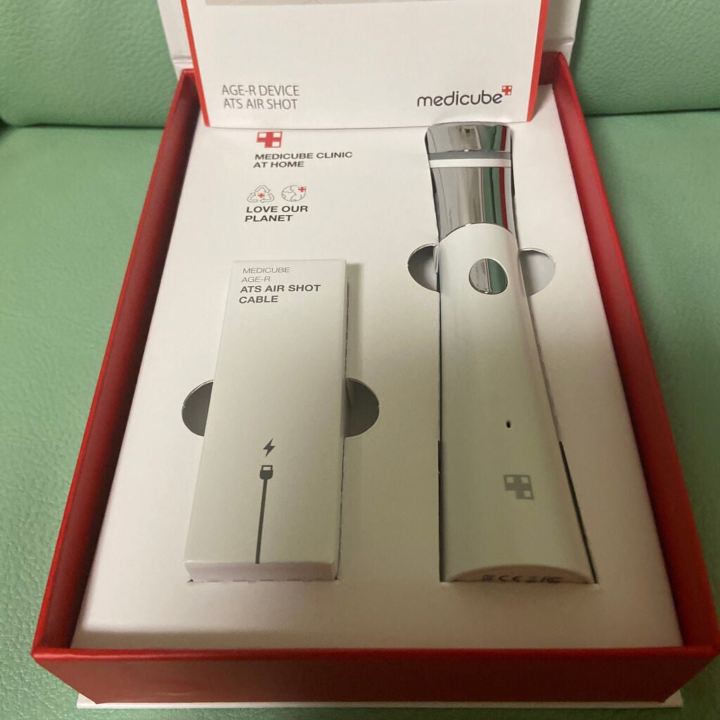 ありしあ on LIPS 「★メディキューブダーマエアーショットヒョクくんの動画を見て購入..」(2枚目)