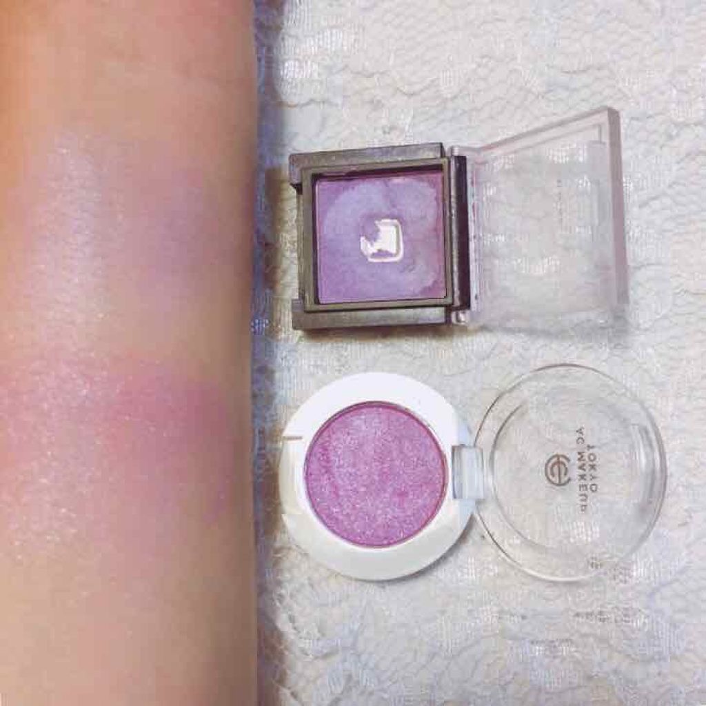 UR GLAM　SELECT EYES シャイニーパープル/U R GLAM/単色アイシャドウを使ったクチコミ（2枚目）
