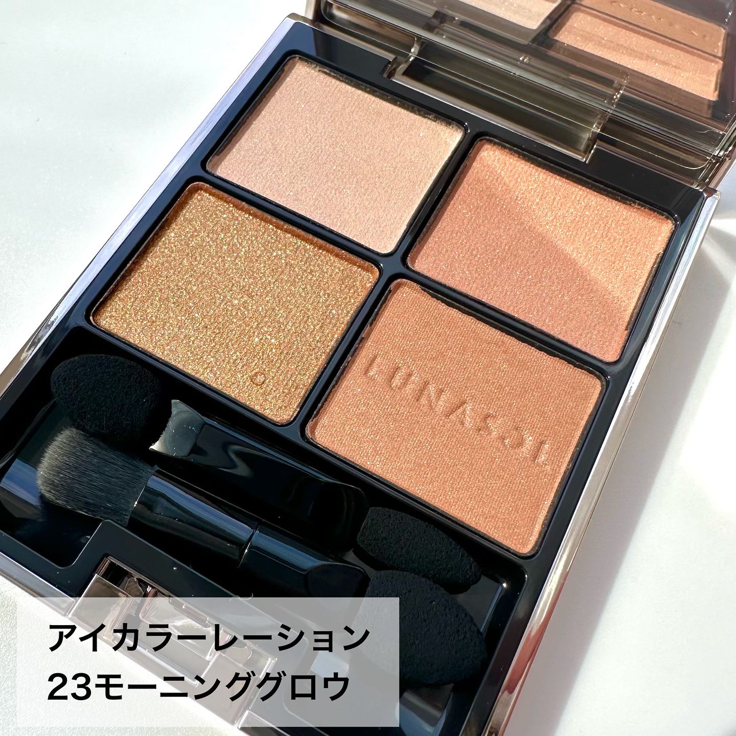 ルナソル カラーリングシアーチークス(グロウ) 04 Misty Veil/LUNASOL/パウダーチークを使ったクチコミ（2枚目）