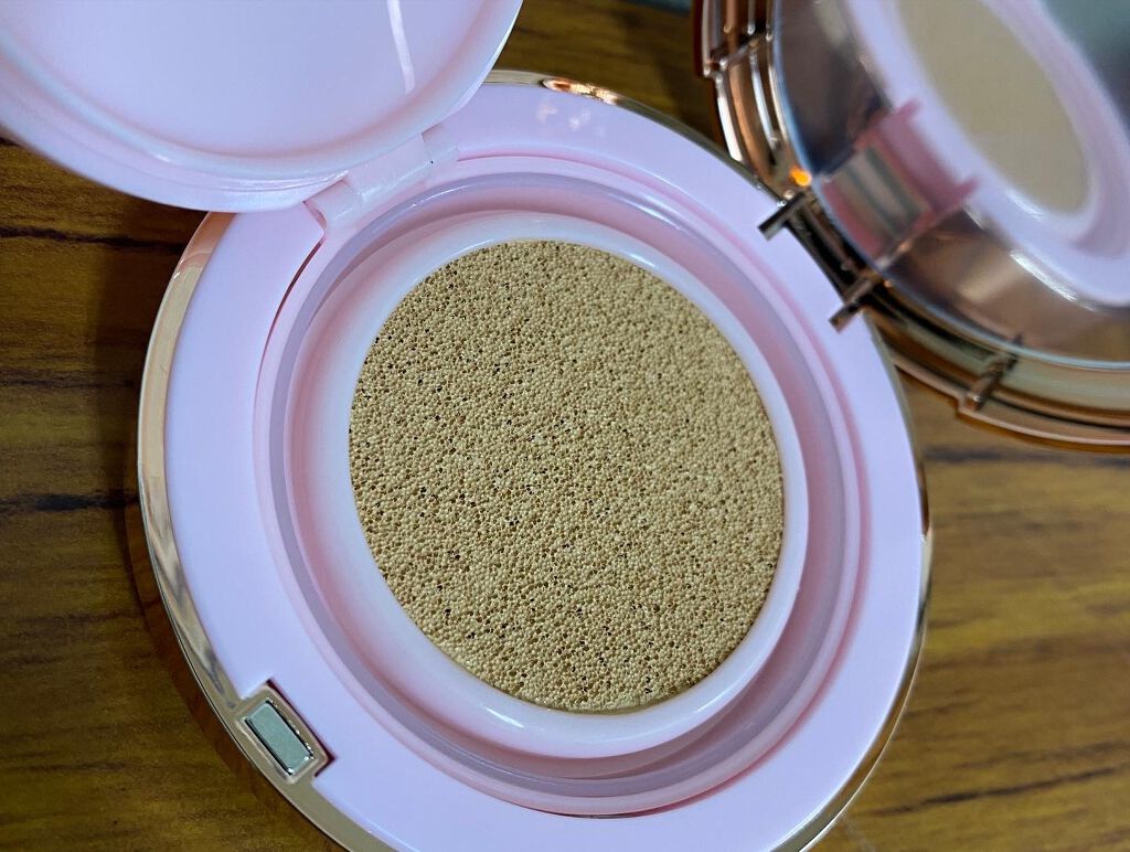 ピンクティーツリーカバークッション/APLIN/クッションファンデーションを使ったクチコミ(4枚目)