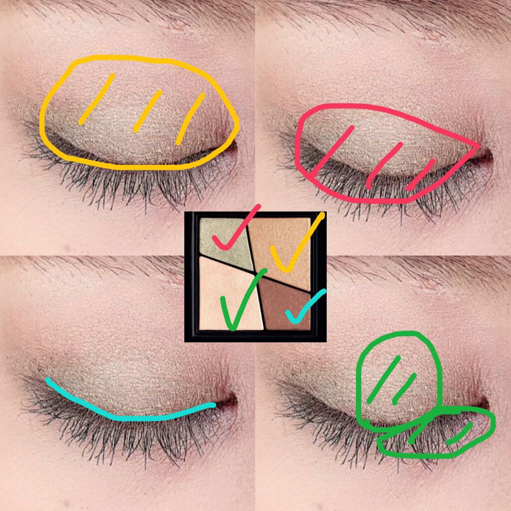 UR GLAM VELVET EYE COLOR PALETTE/U R GLAM/アイシャドウパレットを使ったクチコミ(2枚目)