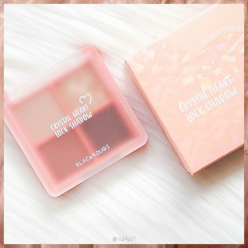 クリスタルハートロックシャドウ/BLACK ROUGE/アイシャドウパレットを使ったクチコミ(2枚目)