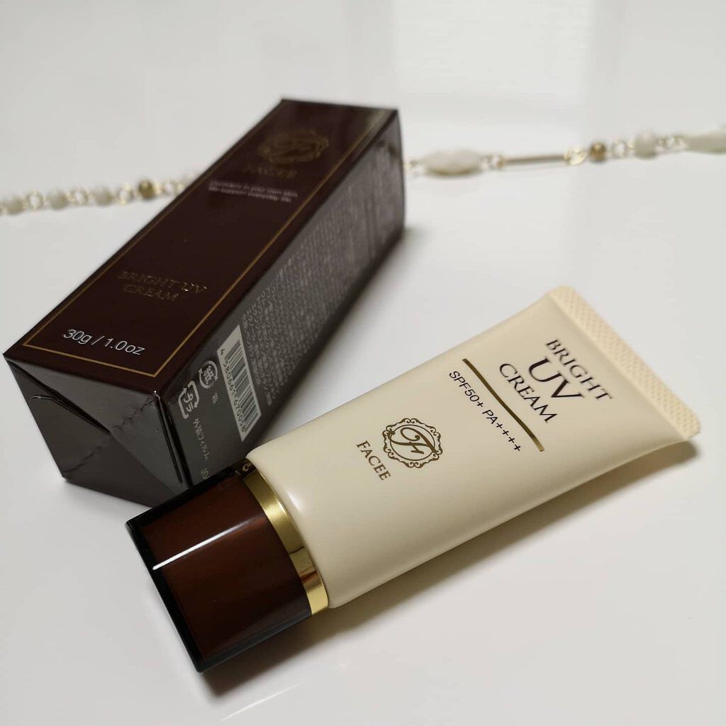 ブライトUVクリーム/Facee/日焼け止めクリームを使ったクチコミ（1枚目）