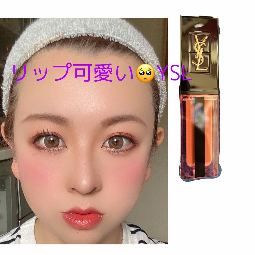 ルージュ ピュールクチュール ヴェルニ ウォーターステイン/YVES SAINT LAURENT BEAUTE/口紅を使ったクチコミ(3枚目)