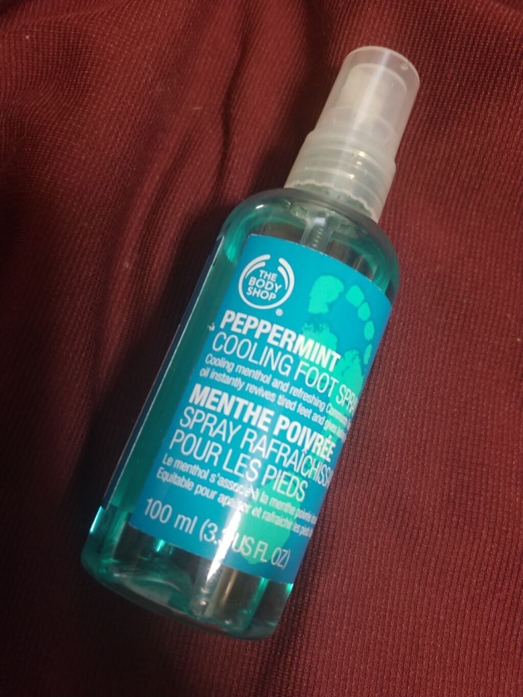 ペパーミント クーリング フットスプレー/THE BODY SHOP/レッグ・フットケアを使ったクチコミ（1枚目）