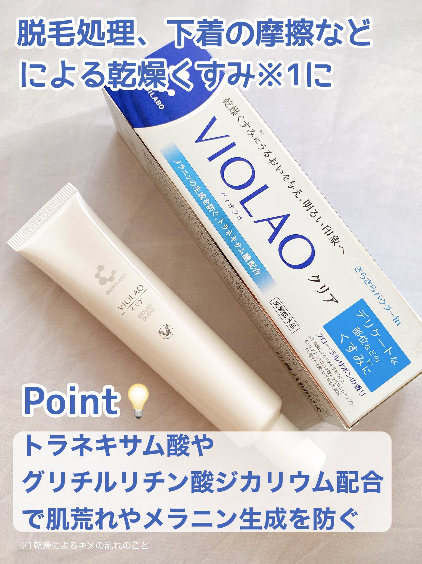 クリニラボ VIOLAO クリア/大正製薬/デリケートゾーンケアを使ったクチコミ(2枚目)