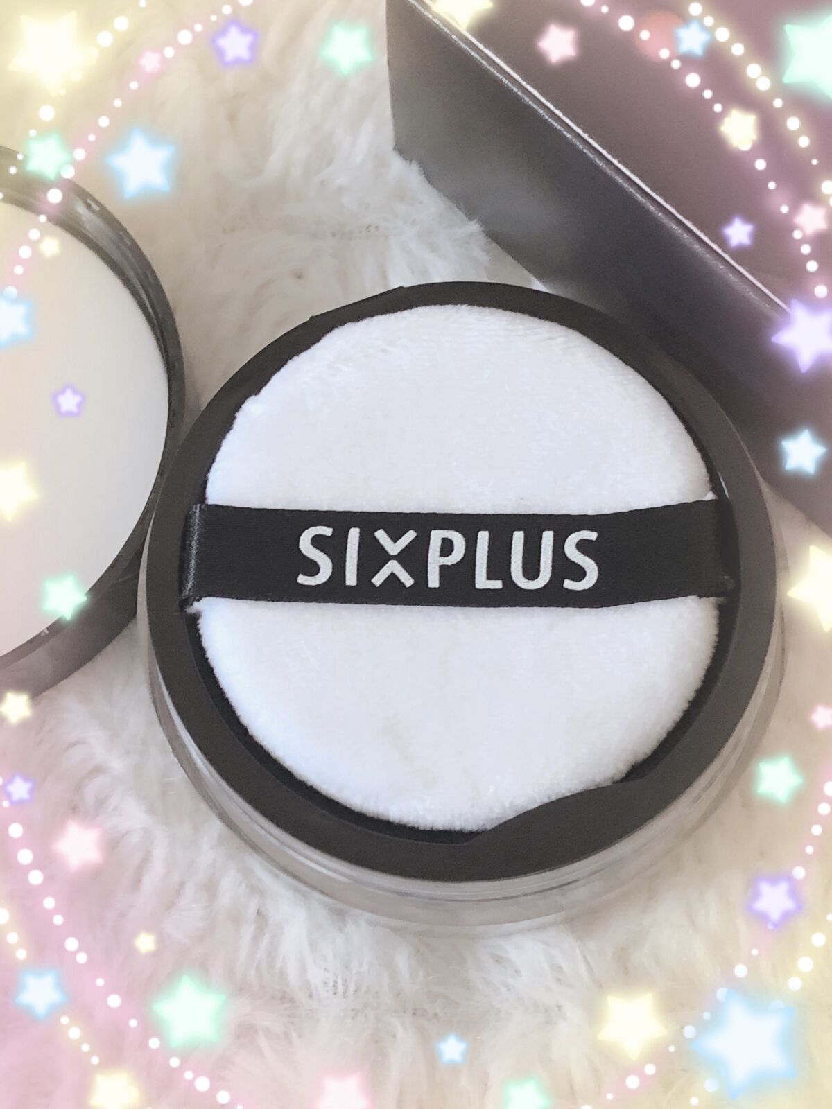 SIXPLUS ソフト フォーカス ブライト二ングルースパウダー #01ホワイトパール /SIXPLUS/ルースパウダーを使ったクチコミ（2枚目）