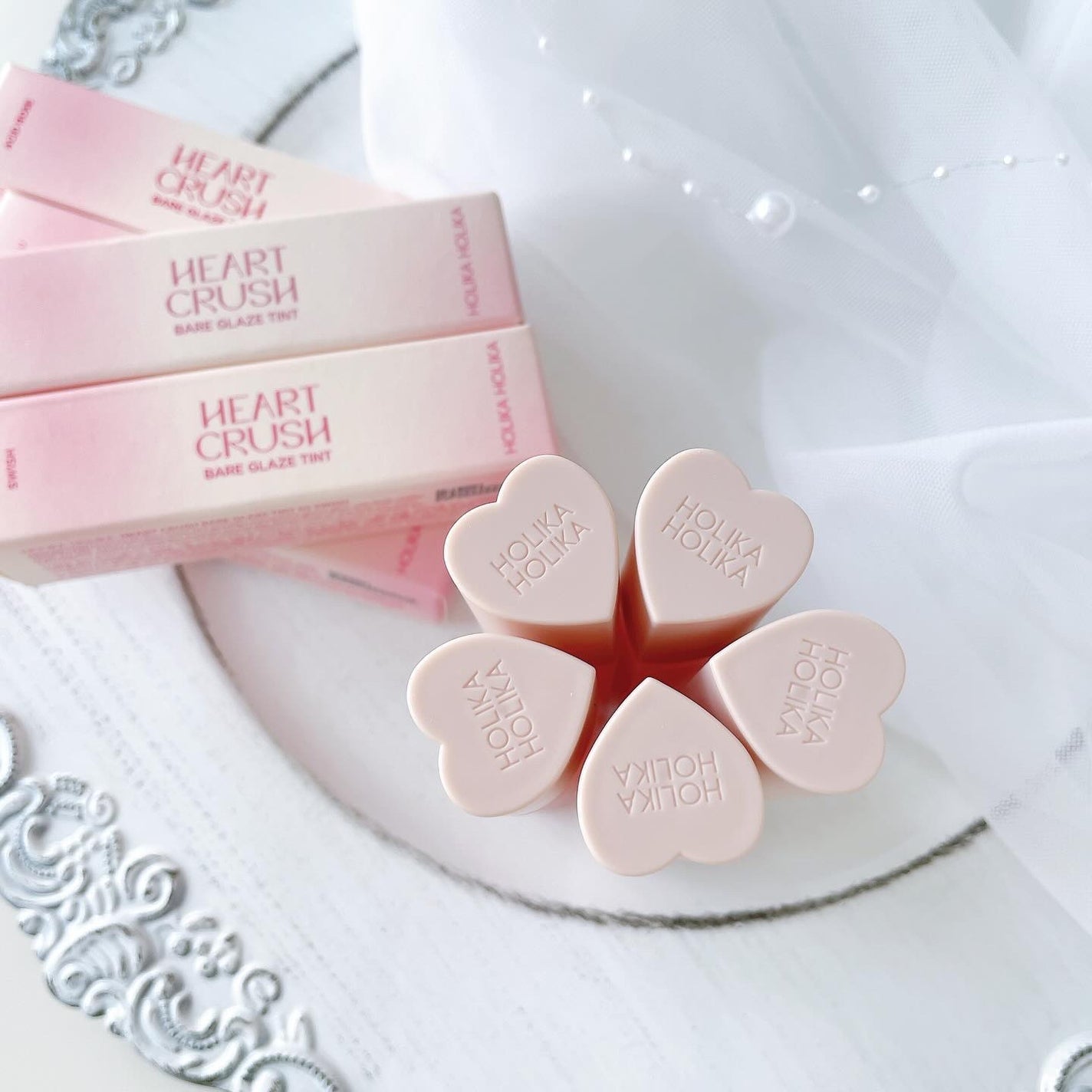 ハートクラッシュ ベアグレイズティント/HOLIKA HOLIKA/リップティントを使ったクチコミ(1枚目)