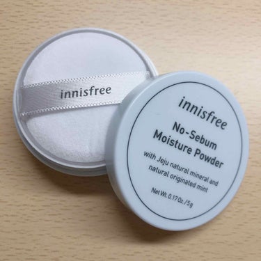 ノーセバム モイスチャーパウダー/innisfree/プレストパウダーを使ったクチコミ（1枚目）