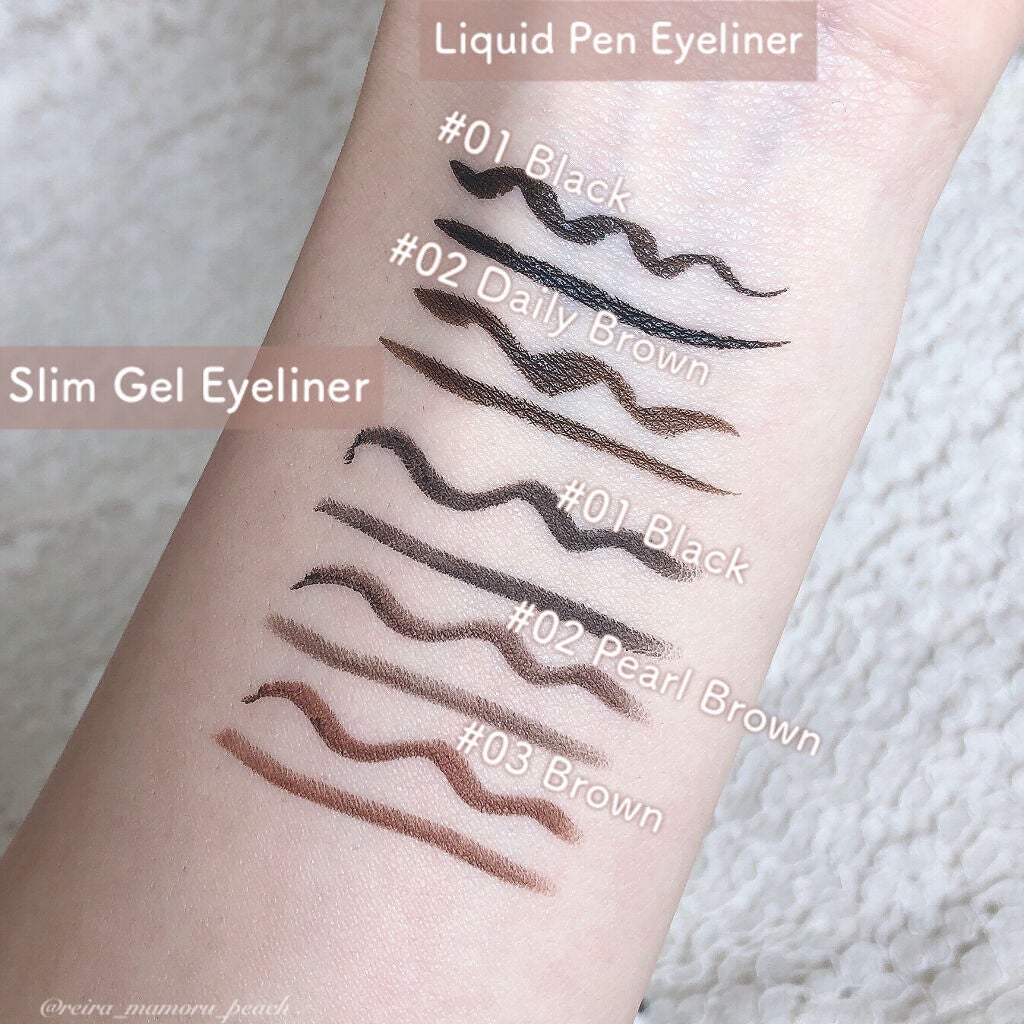 スリムジェルアイライナー/dasique/ジェルアイライナーを使ったクチコミ(2枚目)