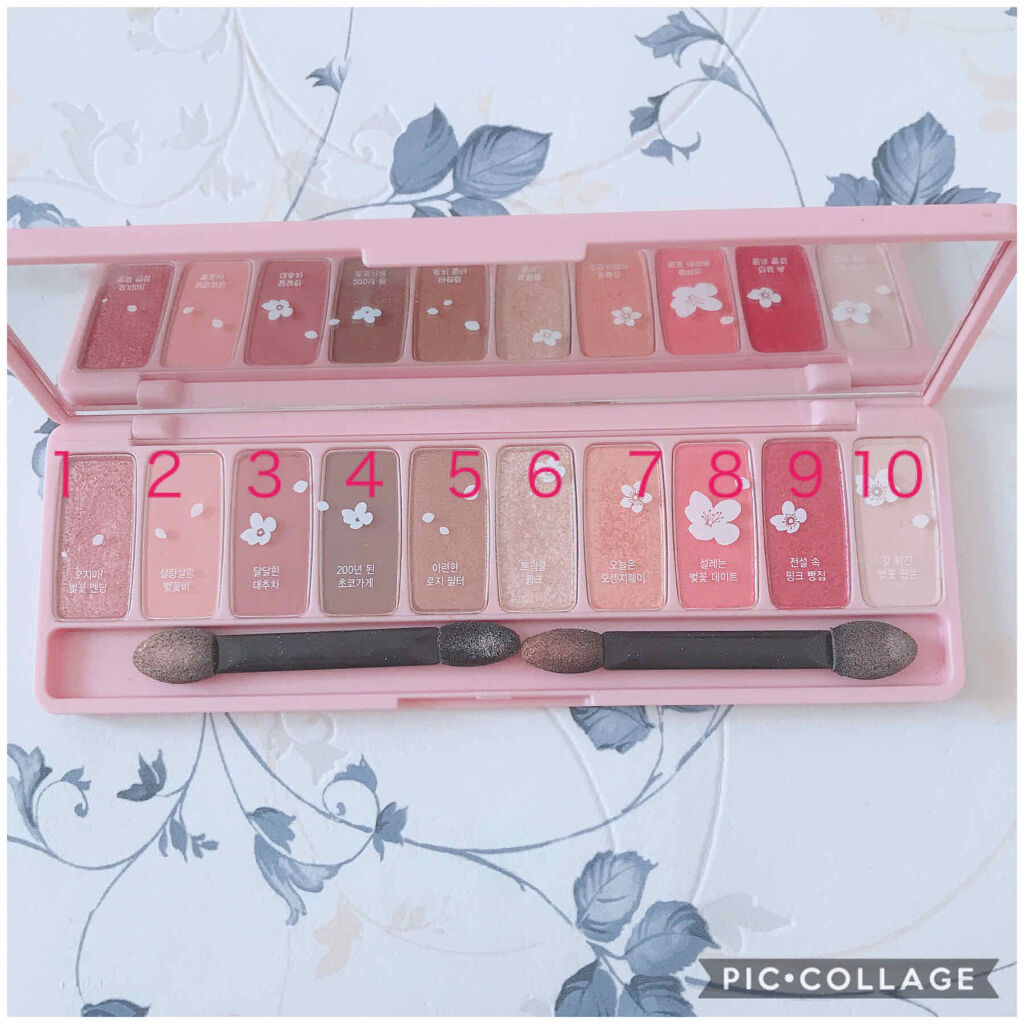 プレイカラー アイシャドウ/ETUDE/アイシャドウパレットを使ったクチコミ（2枚目）