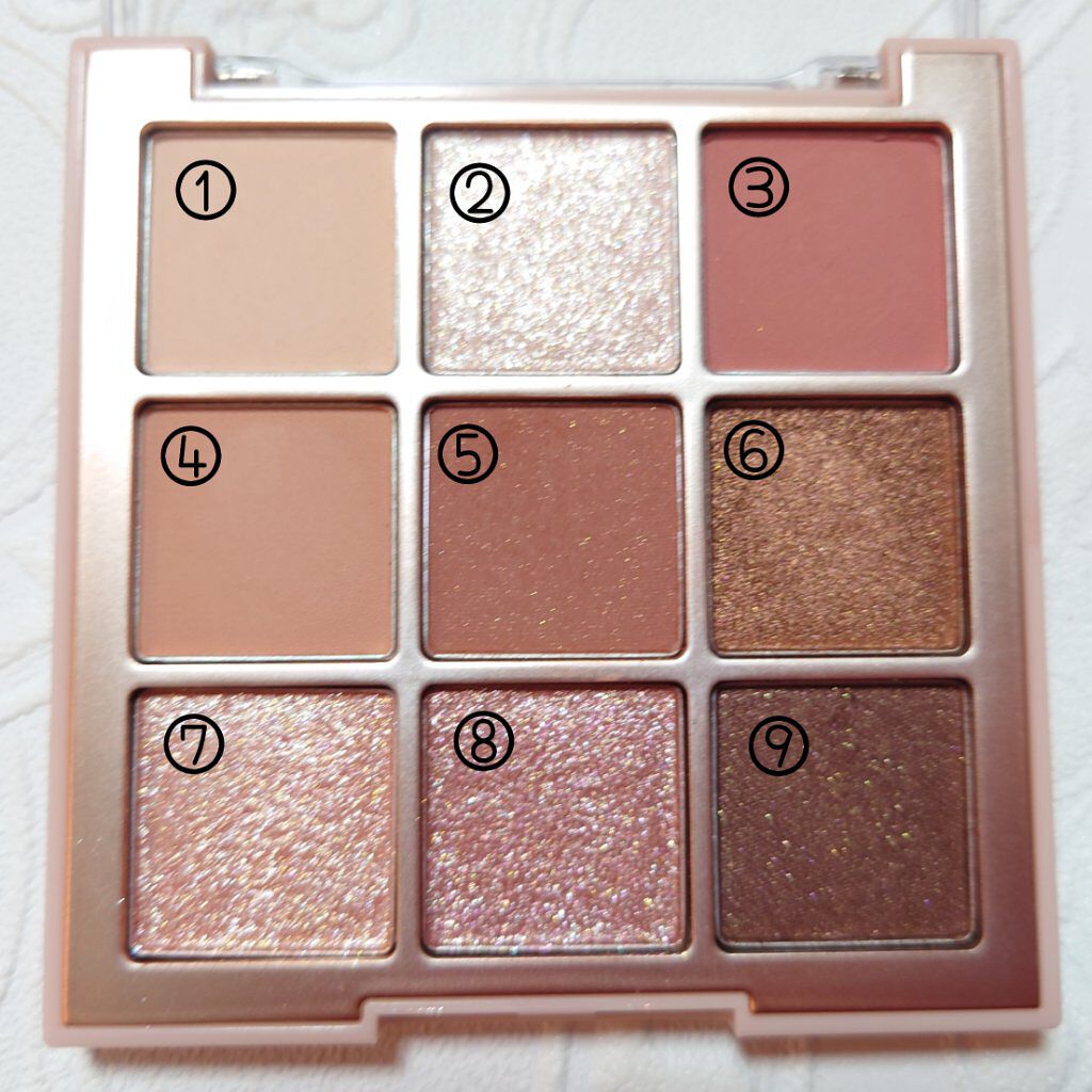 シャドウパレット/dasique/アイシャドウパレットを使ったクチコミ（3枚目）