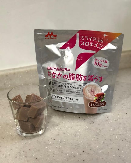 ミライplusプロテイン ミルクココア味/森永乳業/その他プロテインを使ったクチコミ(4枚目)