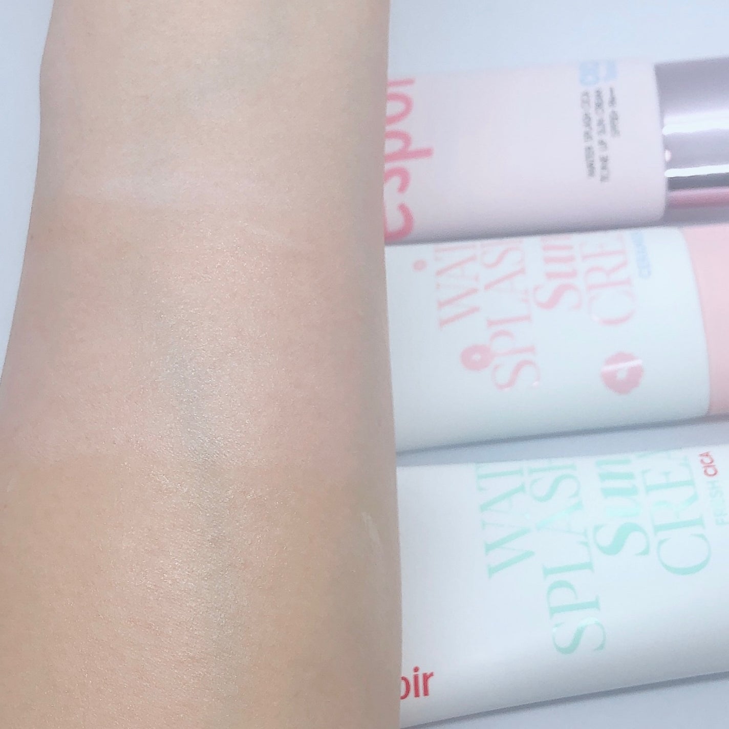 ウォータースプラッシュシカトーンアップクリーム/espoir/化粧下地を使ったクチコミ(6枚目)