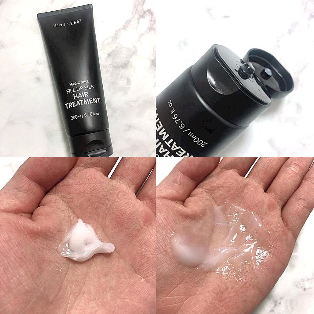 Magic Nine Fill Up Silk Hair Treatment/NINELESS/洗い流すヘアトリートメントを使ったクチコミ(3枚目)