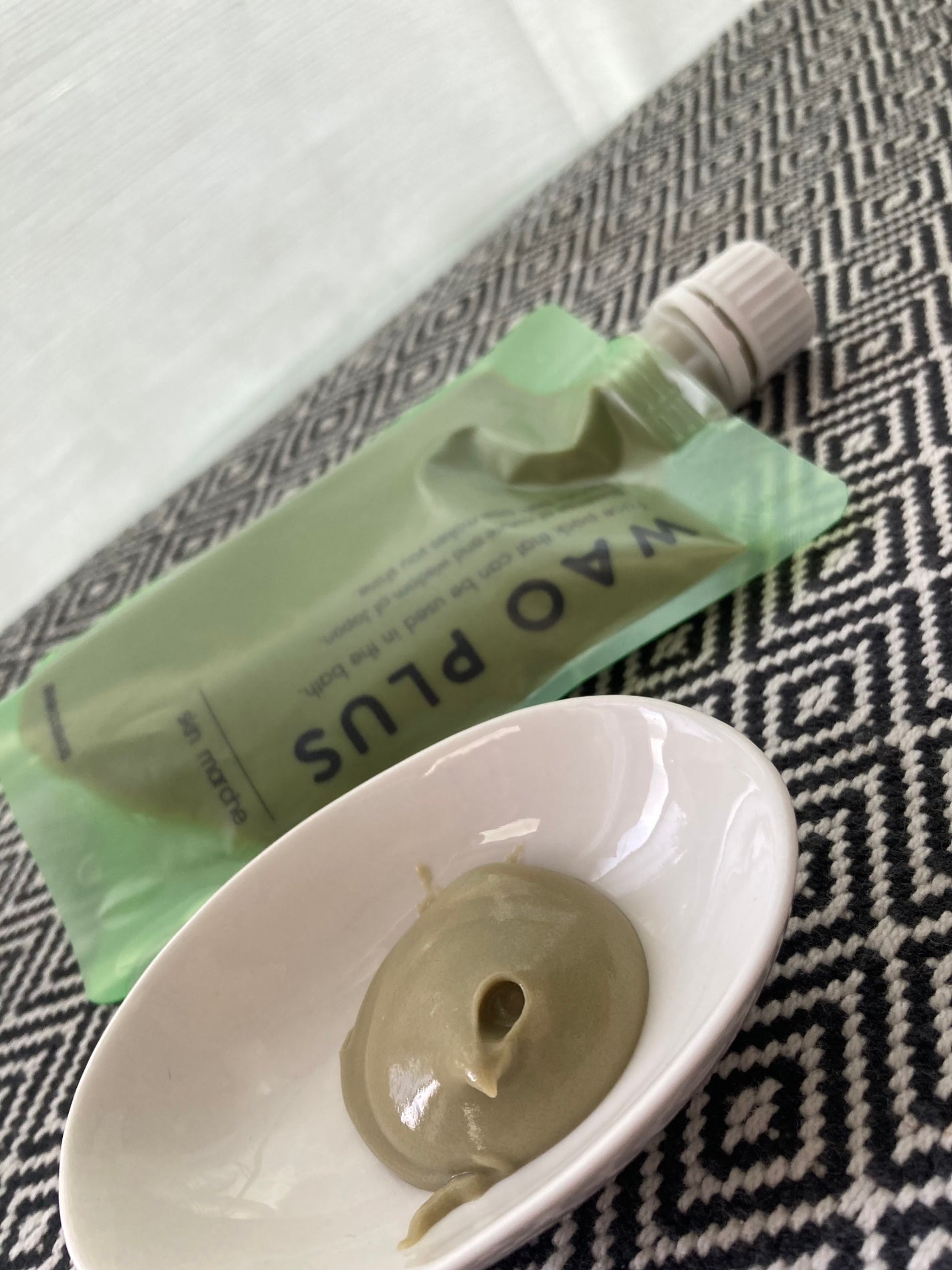 skinmarche WAOPLUS ハートリーフマグワートブースターマスク/ブレーンコスモス/洗い流すパック・マスクを使ったクチコミ(2枚目)