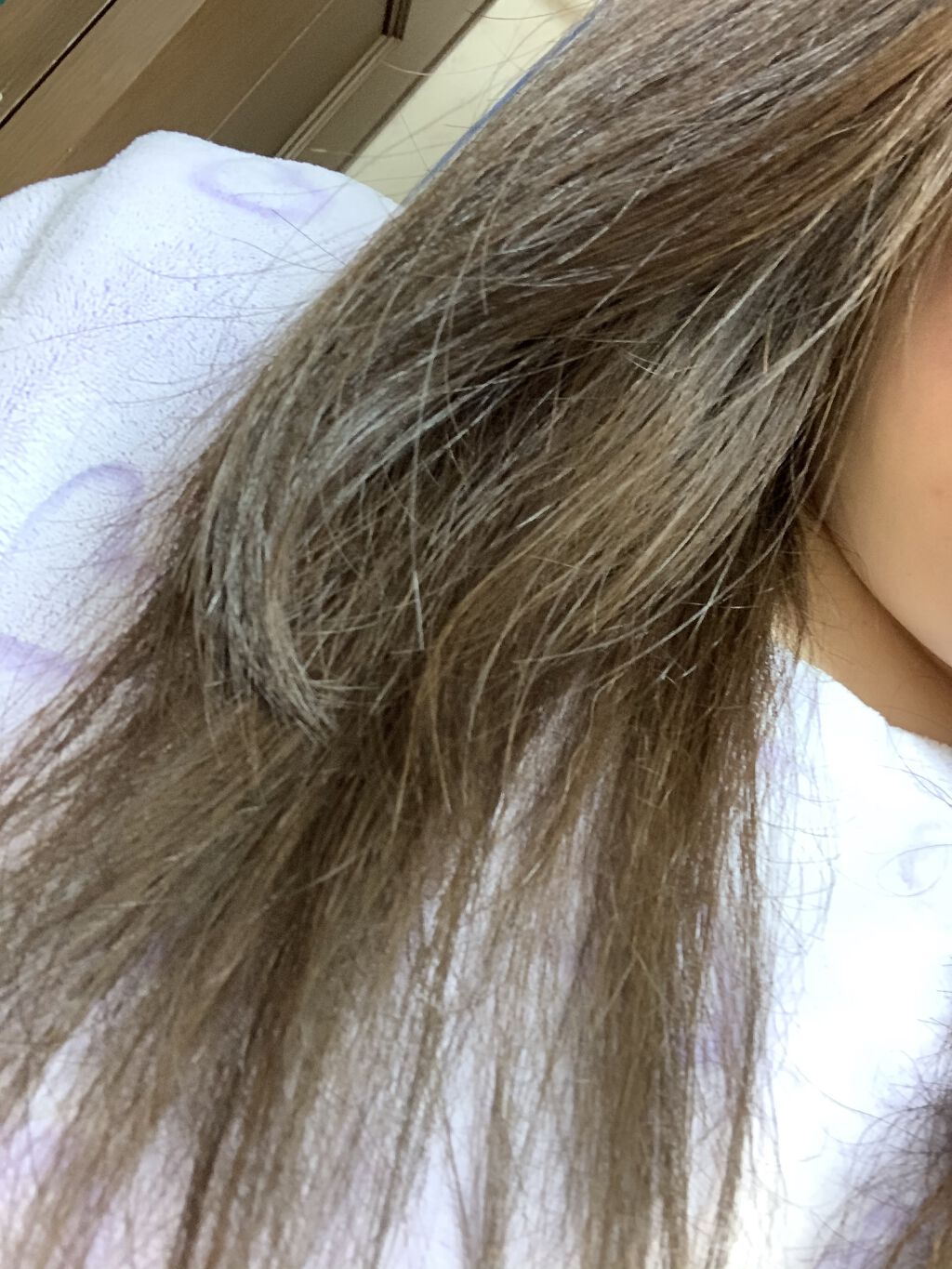 メイクアップカラー メタリックアッシュ/ビューティーン/ヘアカラーを使ったクチコミ（3枚目）