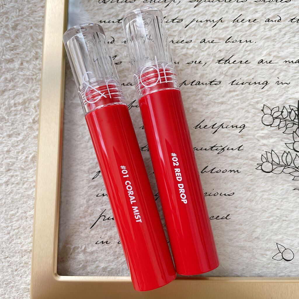 グラスティングウォーターティント/rom&nd/リップティントを使ったクチコミ（2枚目）