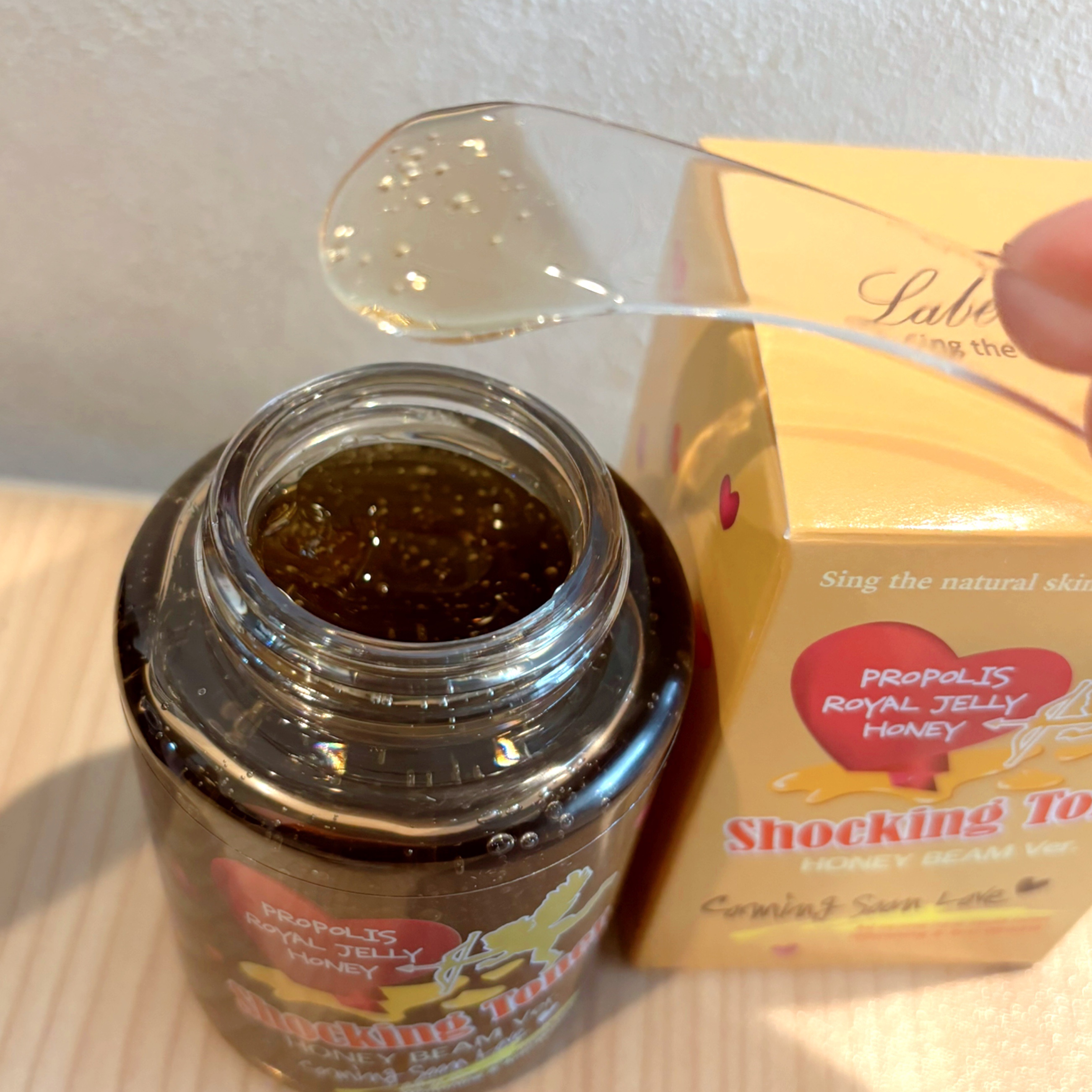 ShockkingToner HONEY BEAM Ver./Label Young/オールインワン化粧品を使ったクチコミ（2枚目）