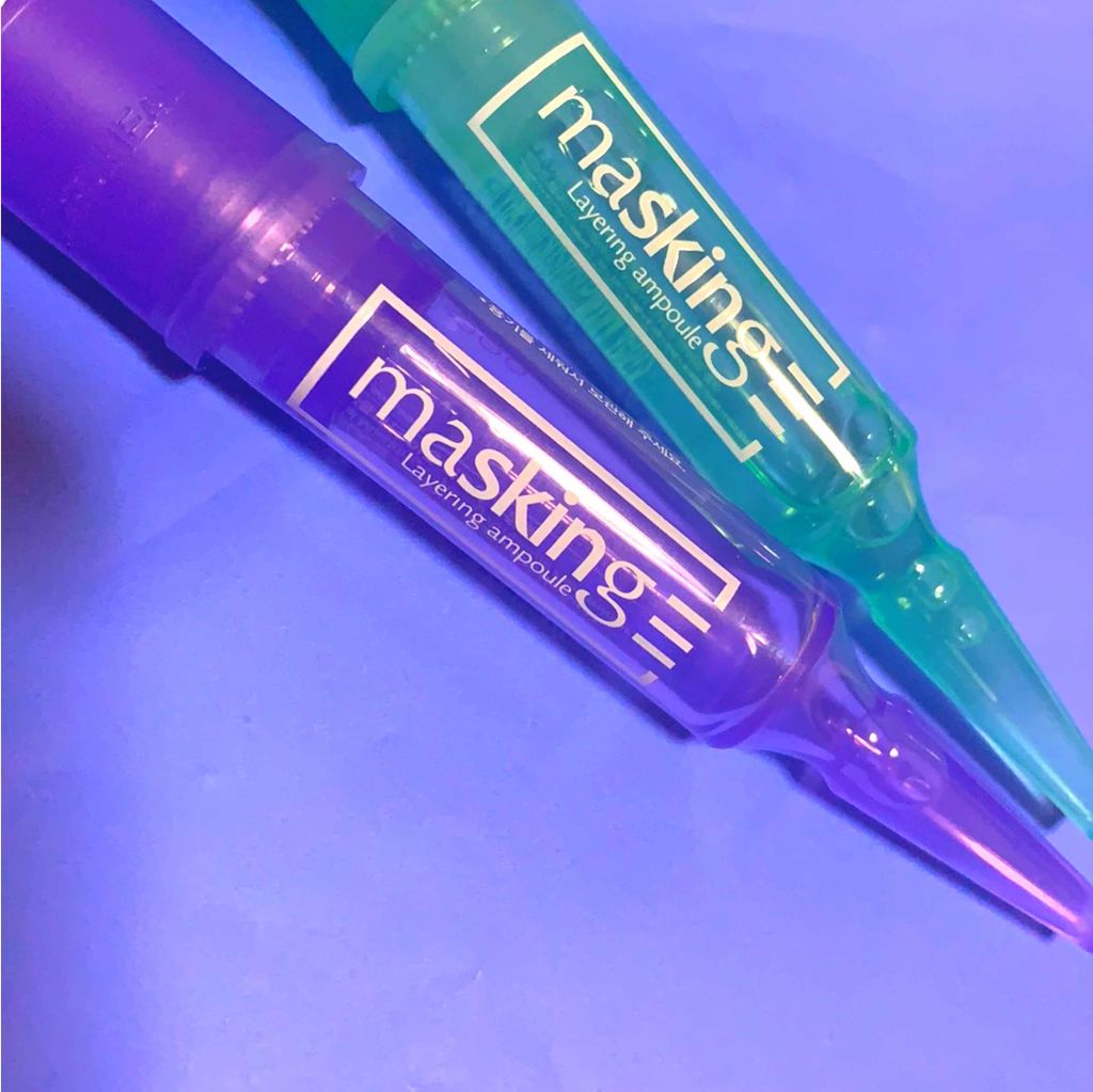 マスキング レイアリング アンプル /MEDIHEAL/美容液を使ったクチコミ（1枚目）