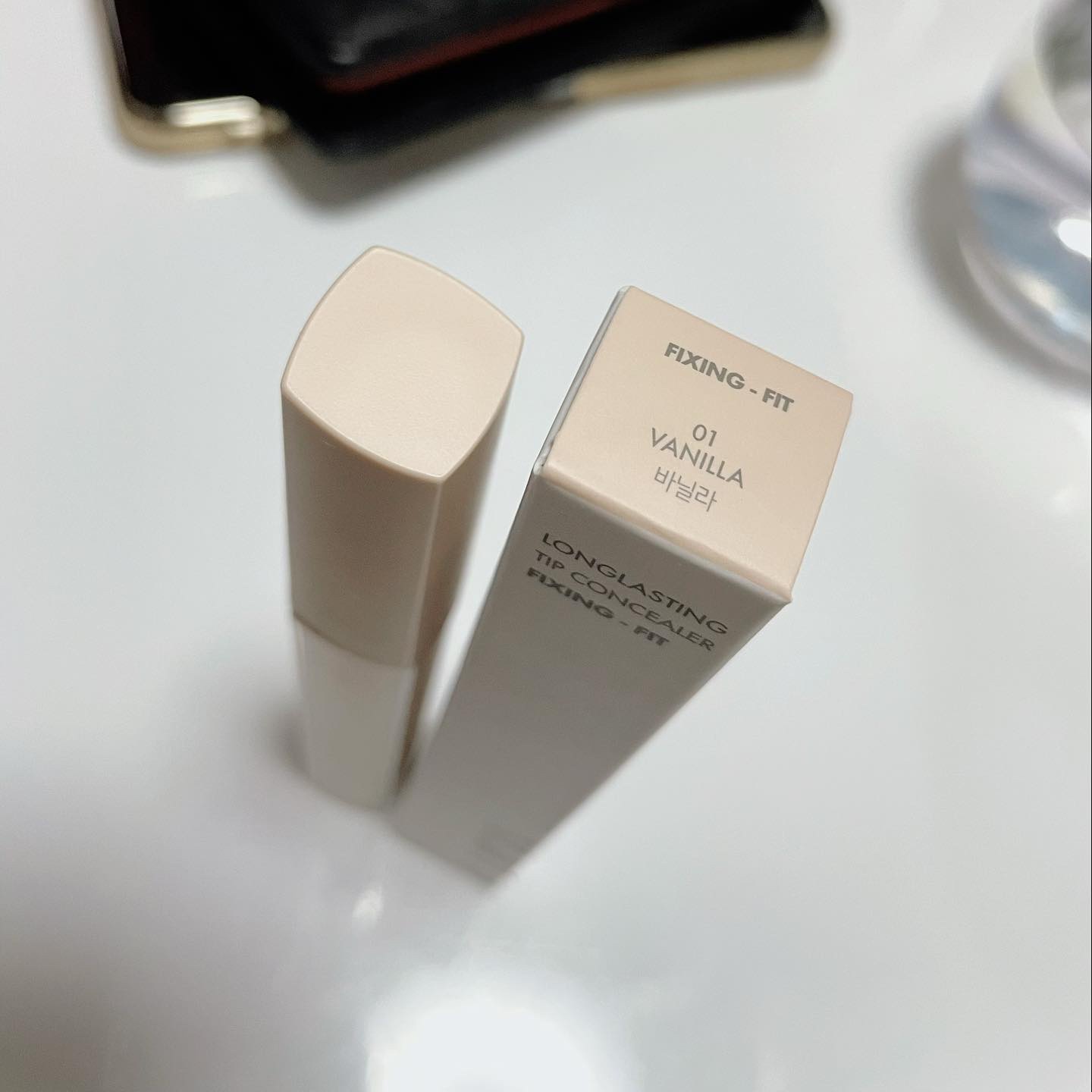 ロングラスティングチップコンシーラーフィックシングフィット/LUNA/リキッドコンシーラーを使ったクチコミ（3枚目）