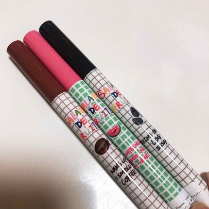 サラダdeフルーツカラーリキッドアイライナーWP/FLORTTE/リキッドアイライナーを使ったクチコミ(3枚目)