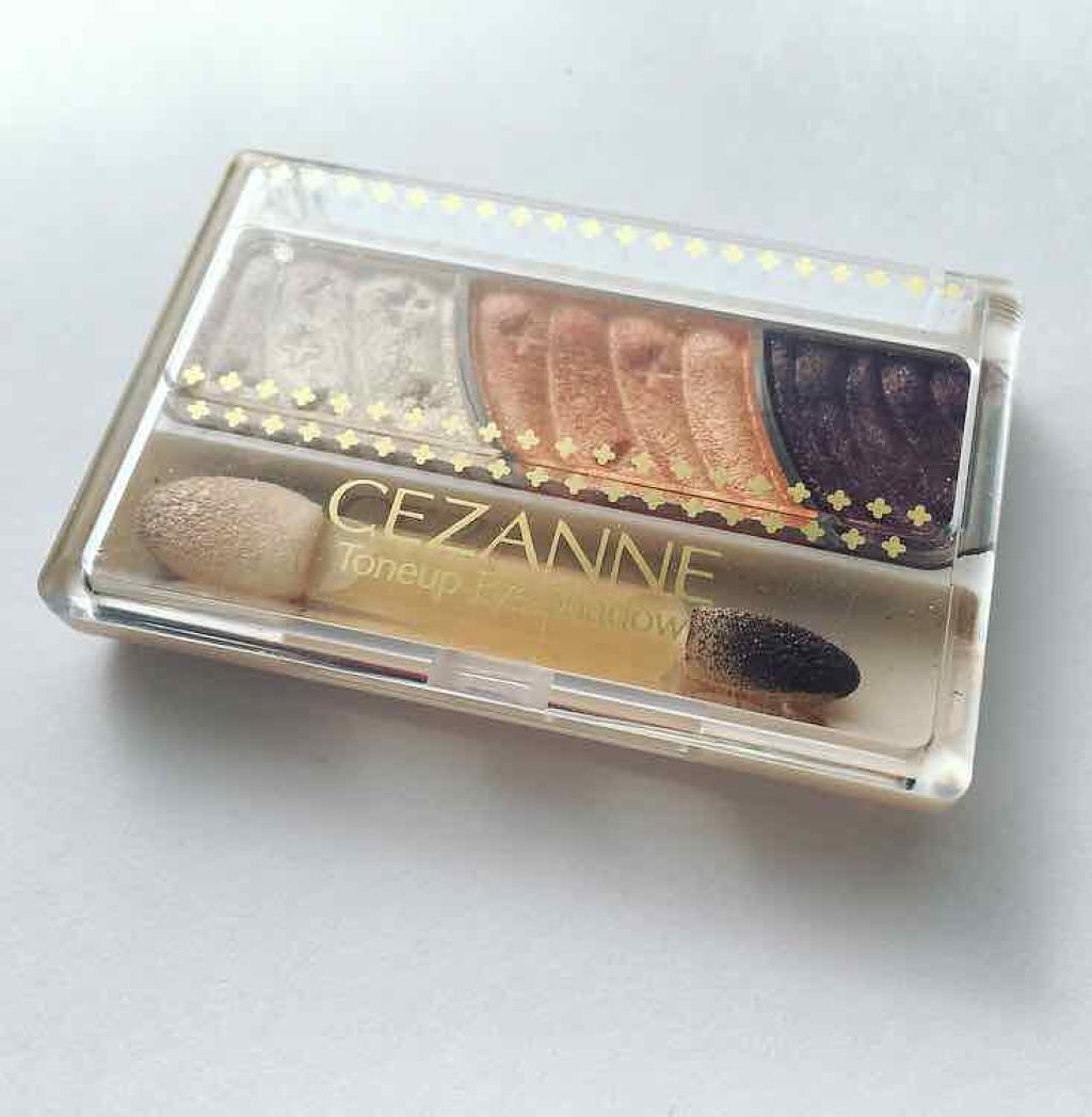 トーンアップアイシャドウ/CEZANNE/アイシャドウパレットを使ったクチコミ（1枚目）