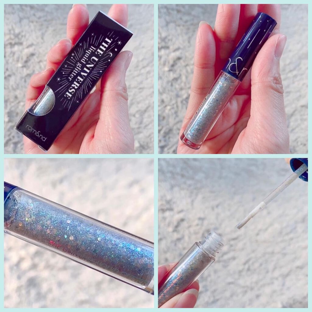 リキッド グリッター シャドウ/rom&nd/グリッターを使ったクチコミ（3枚目）