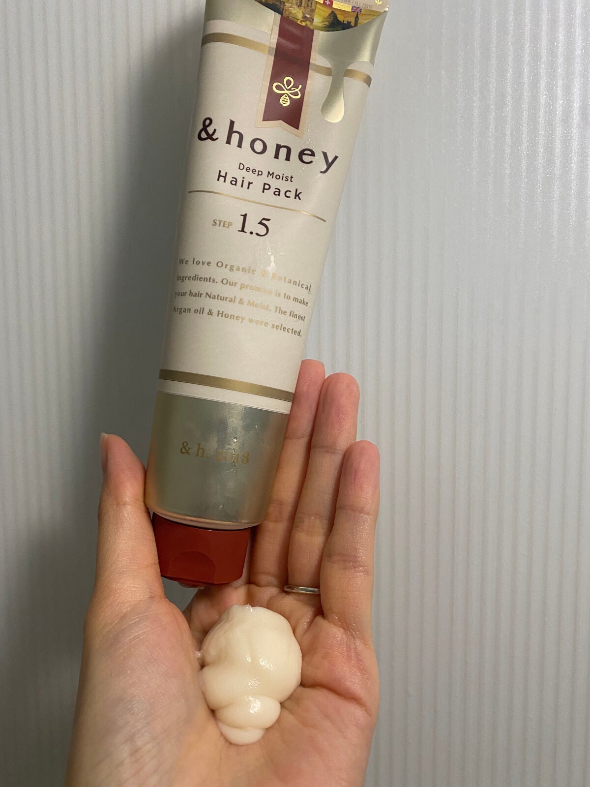 ディープモイスト ヘアパック1.5/&honey/ヘアマスク・ヘアパックを使ったクチコミ(3枚目)