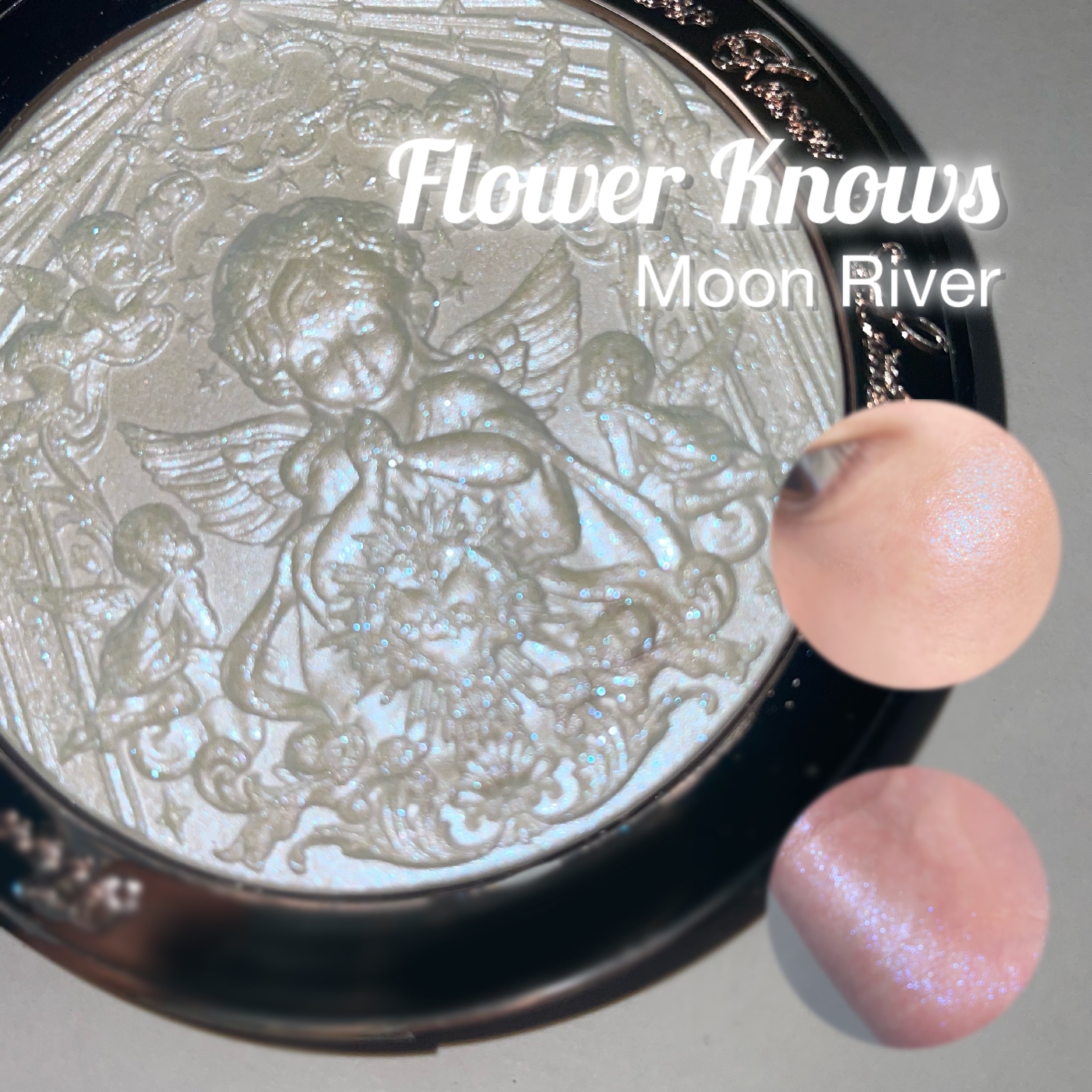 フラワーノーズ リトルエンジェルコレクション ハイライター L04 Moon River (月亮河)/FlowerKnows/パウダーハイライトを使ったクチコミ（1枚目）