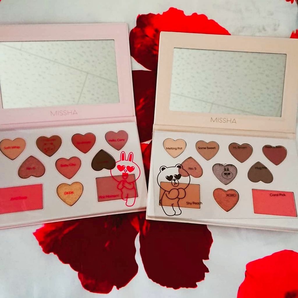 カラーフィルターシャドウパレット(ラインフレンズエディション)/MISSHA/アイシャドウパレットを使ったクチコミ(2枚目)