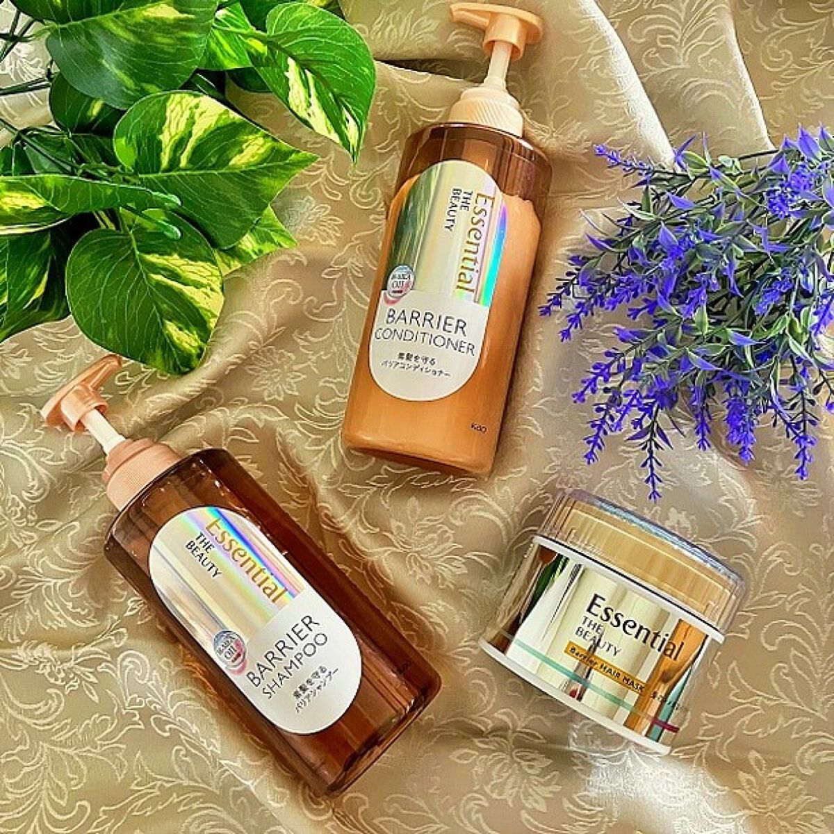 Essential THE BEAUTY 髪のキメ美容バリアヘアマスク/エッセンシャル/ヘアマスク・ヘアパックを使ったクチコミ(8枚目)