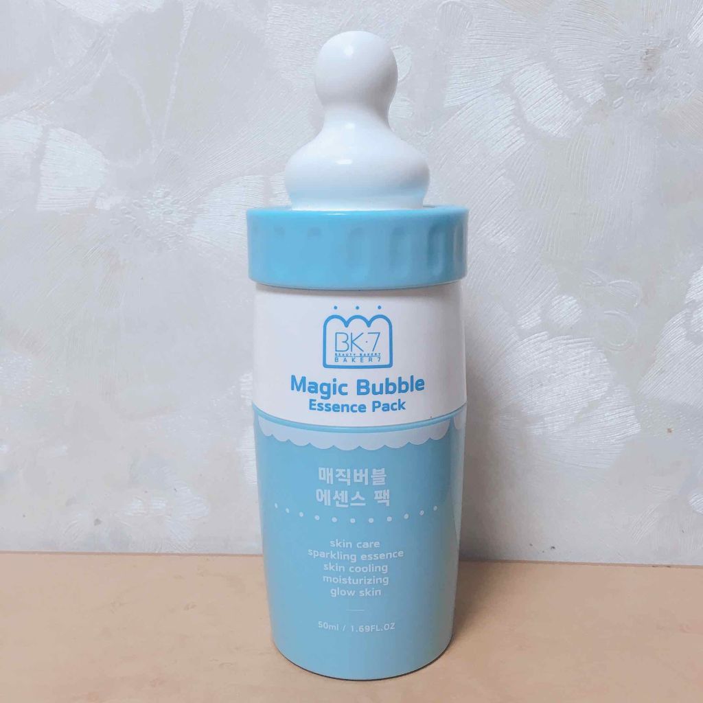マジックバブルエッセンスパック（ブルー）/BAKER7/洗い流すパック・マスクを使ったクチコミ（1枚目）