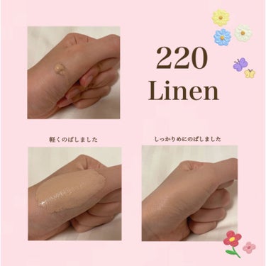 シンクロスキン セルフリフレッシング ファンデーション 220 Linen/SHISEIDO/リキッドファンデーションを使ったクチコミ（2枚目）