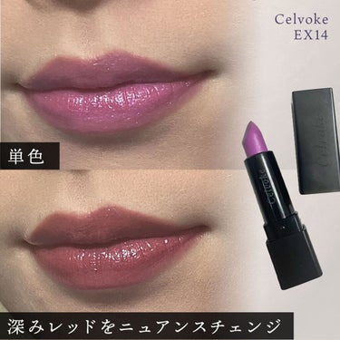 ディグニファイド リップス/Celvoke/口紅を使ったクチコミ（3枚目）