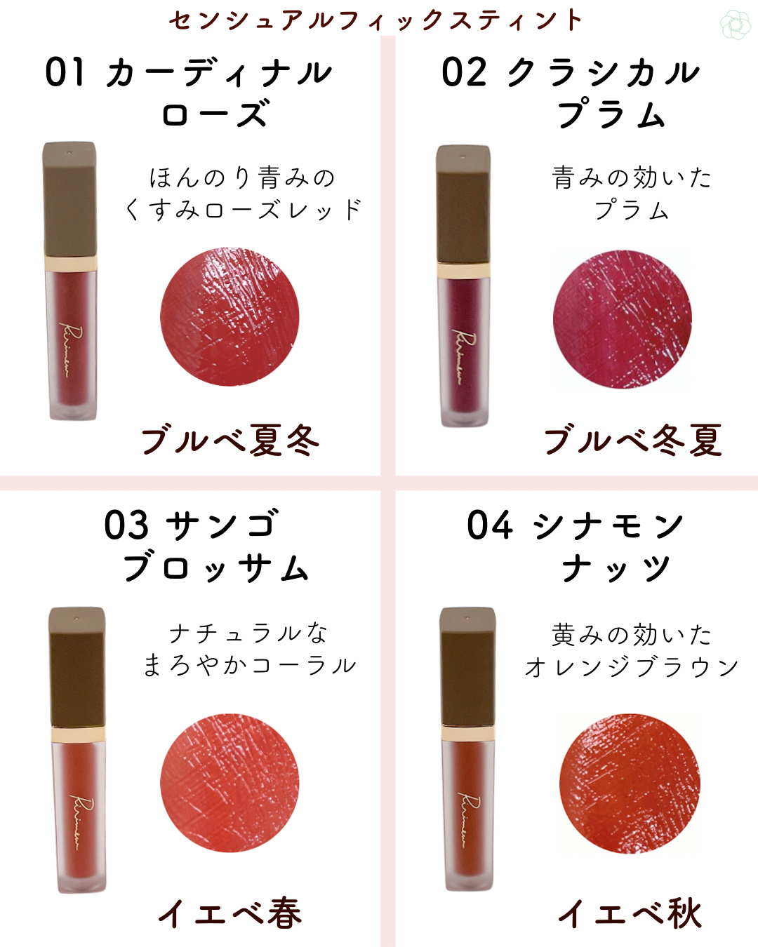 センシュアルフィックスティント/Ririmew/リップティントを使ったクチコミ（3枚目）