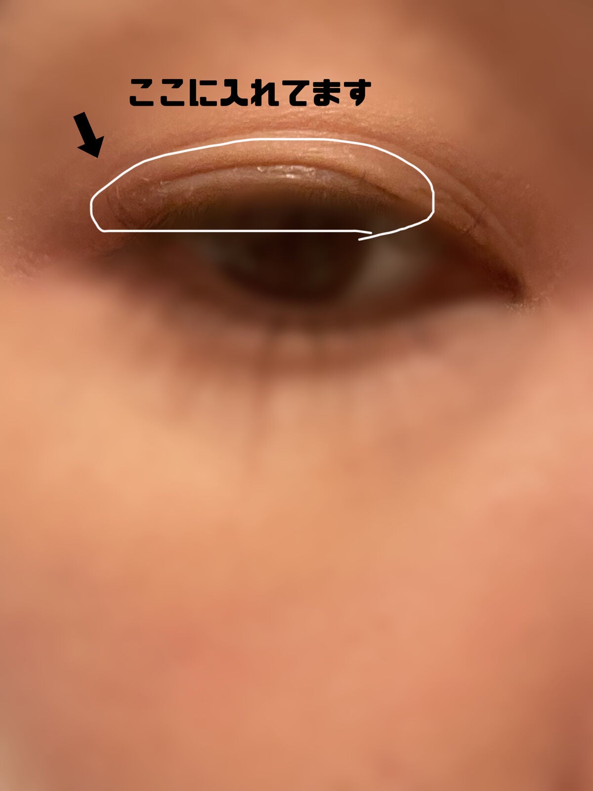 TWOOLダブルアイリッドハイブリットフィルム/SHOBIDO/二重まぶた用アイテムを使ったクチコミ(4枚目)