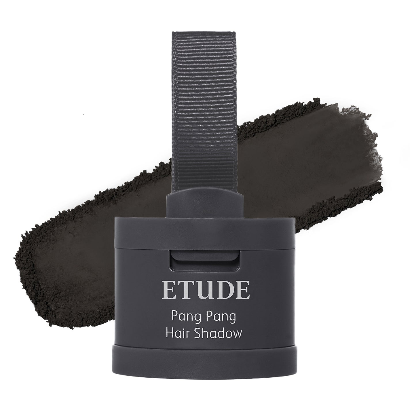 訳ありヘアシャドウ ブラック(ダークグレー)20個 試してみた】ETUDE ポンポンヘアシャドウの人気色・イエベブルベ