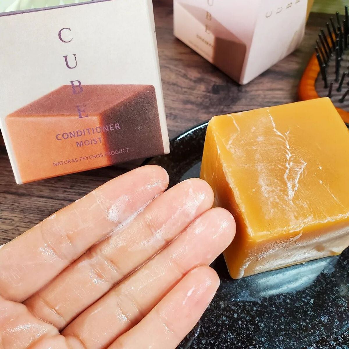 CUBEコンディショナー MOIST –milky leafの⾹り/Naturas Psychos Product/コンディショナー単品を使ったクチコミ(8枚目)