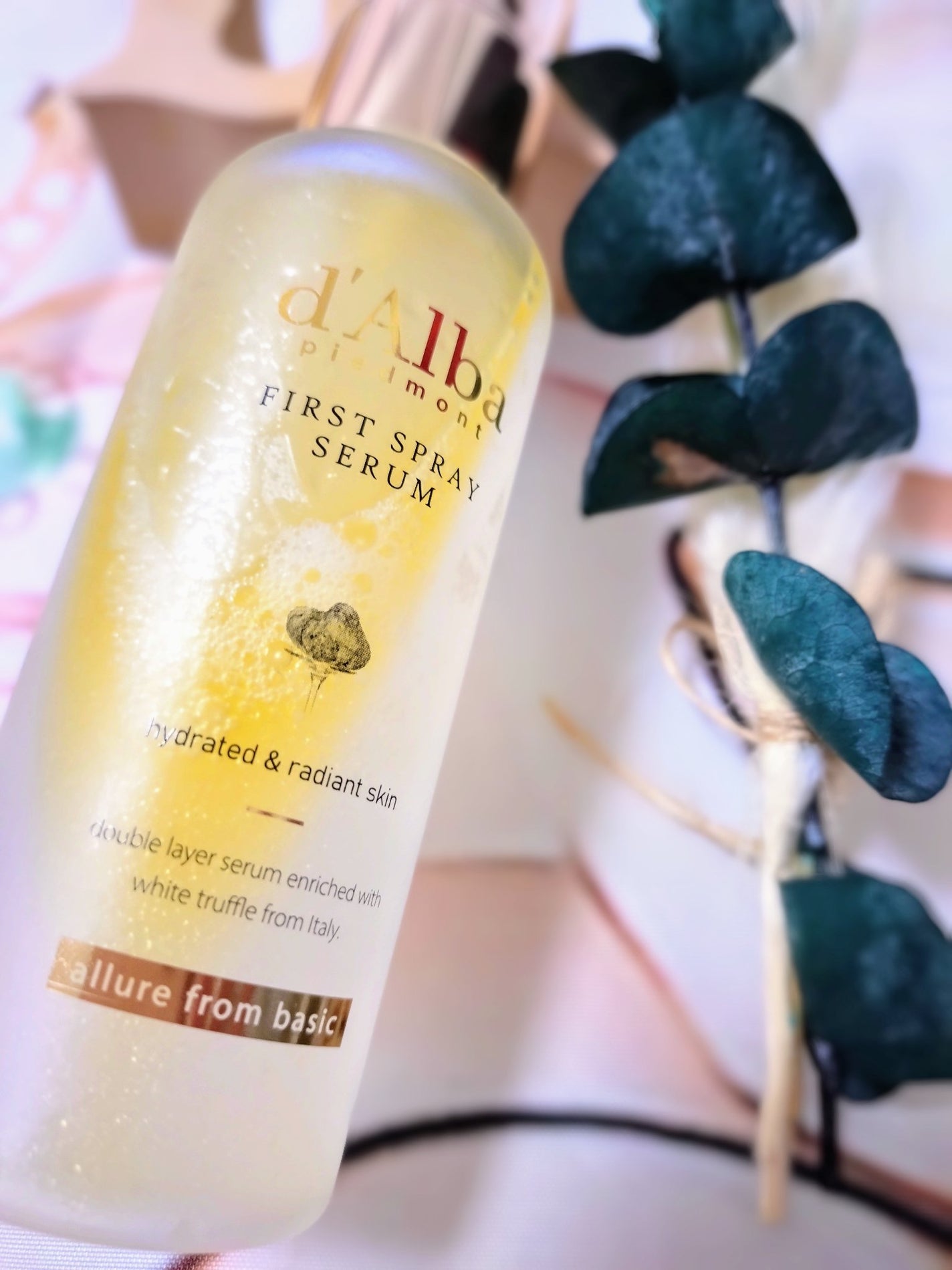 ダルバ ホワイトトリュフファーストスプレーセラム/ダルバ/ミスト状化粧水を使ったクチコミ(1枚目)