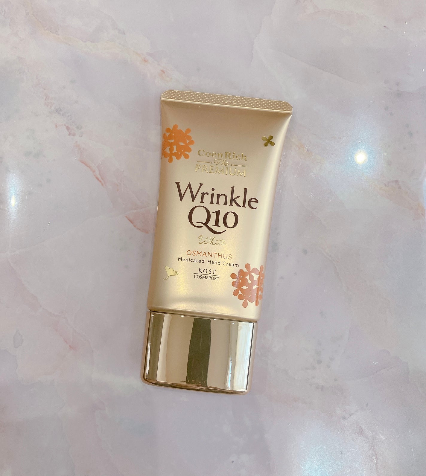 コエンリッチ ザ プレミアム 薬用リンクルホワイト ハンドクリーム 金木犀の香り 【医薬部外品】/コエンリッチQ10/ハンドクリームを使ったクチコミ(4枚目)