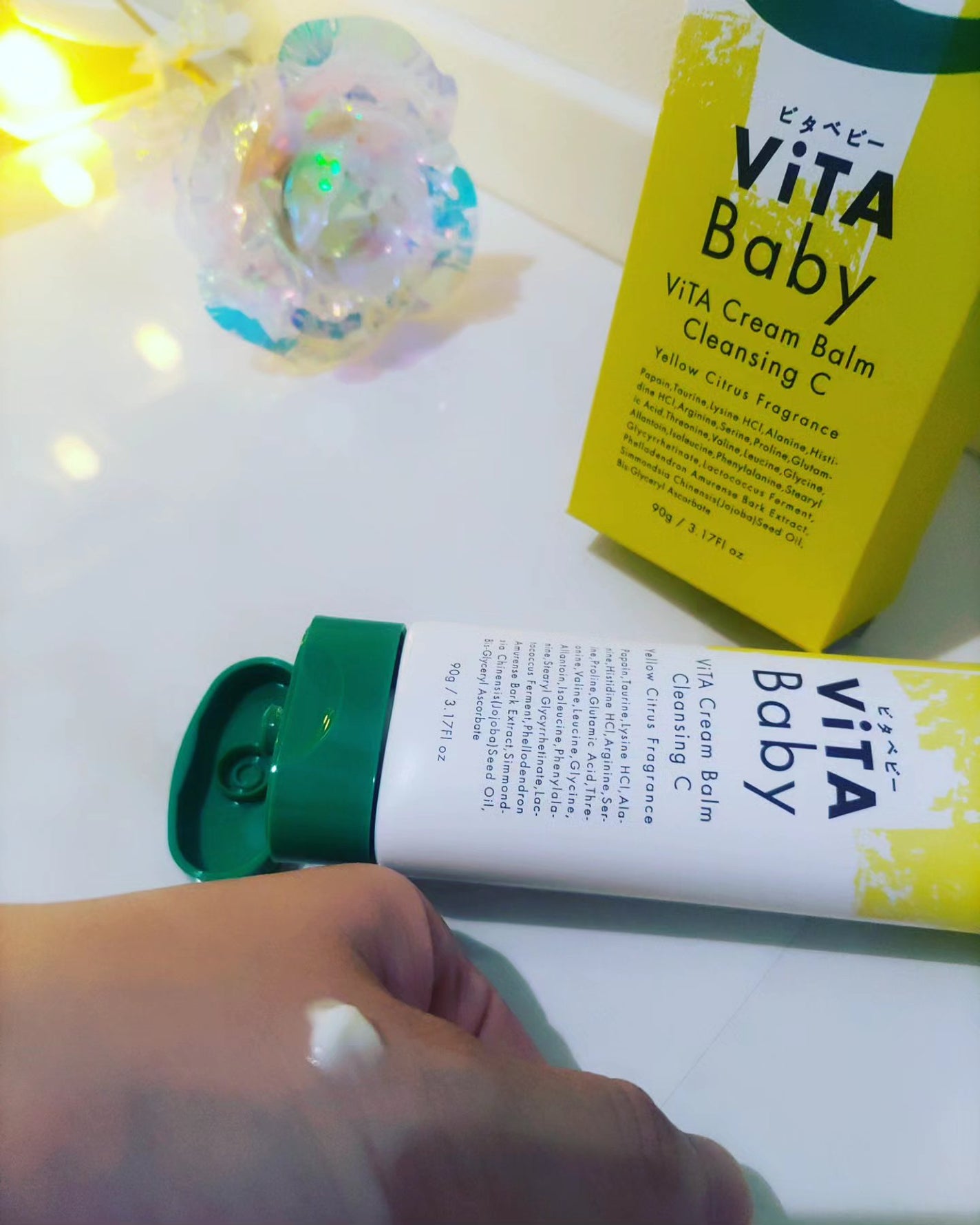 ViTAクリームバームクレンジングC/ViTABaby/クレンジングバームを使ったクチコミ(3枚目)