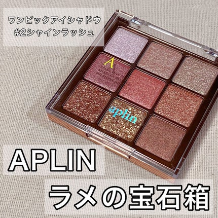 ワンピックアイシャドウパレット/APLIN/アイシャドウパレットを使ったクチコミ(1枚目)