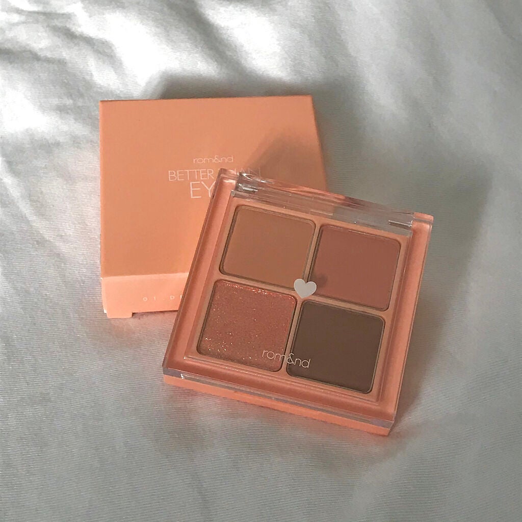 ベターザンアイズ/rom&nd/アイシャドウパレットを使ったクチコミ(1枚目)