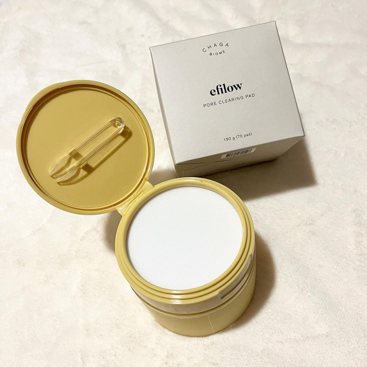 キメケア カバノアナタケバイオーム毛穴パッド/efilow/トナーパッドを使ったクチコミ（2枚目）