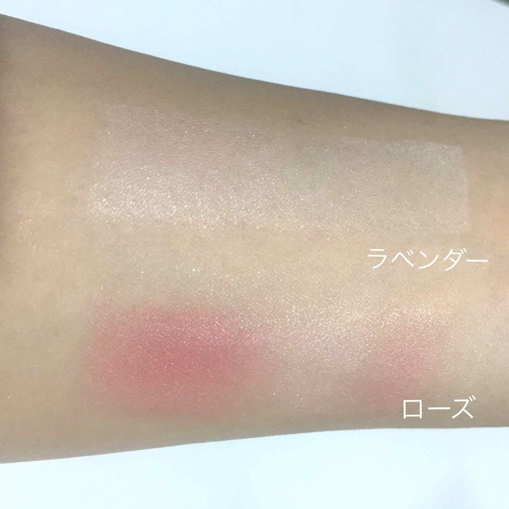 ハイライトカラー・ラベンダー/無印良品/パウダーハイライトを使ったクチコミ（2枚目）