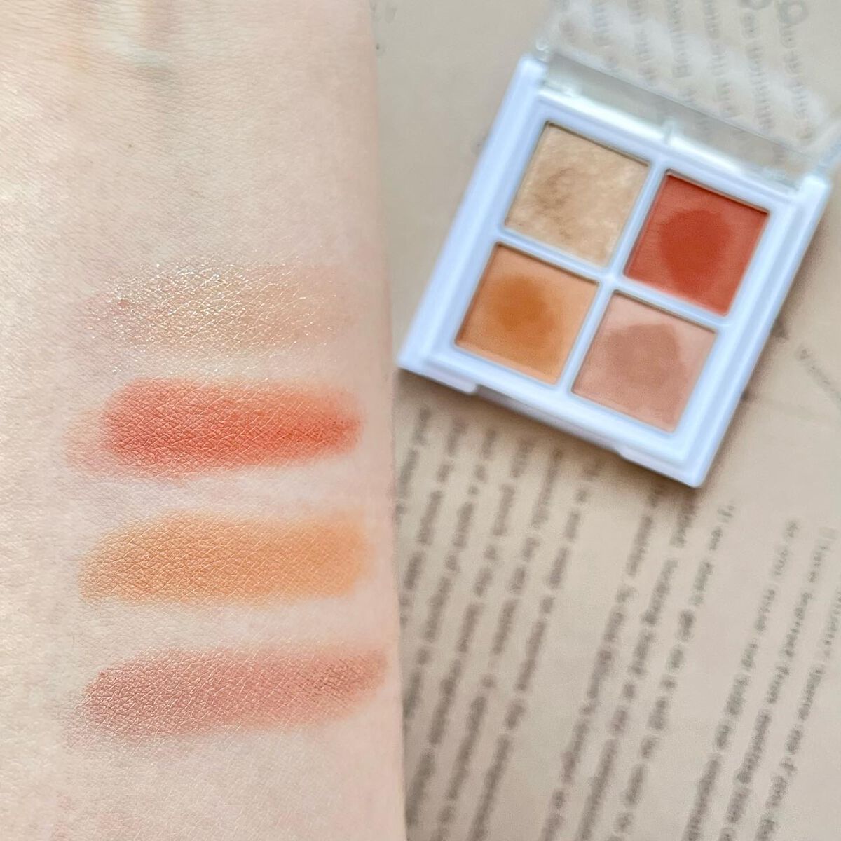 アイパレット 03 スパイシーオレンジ/sopo/アイシャドウパレットを使ったクチコミ（2枚目）