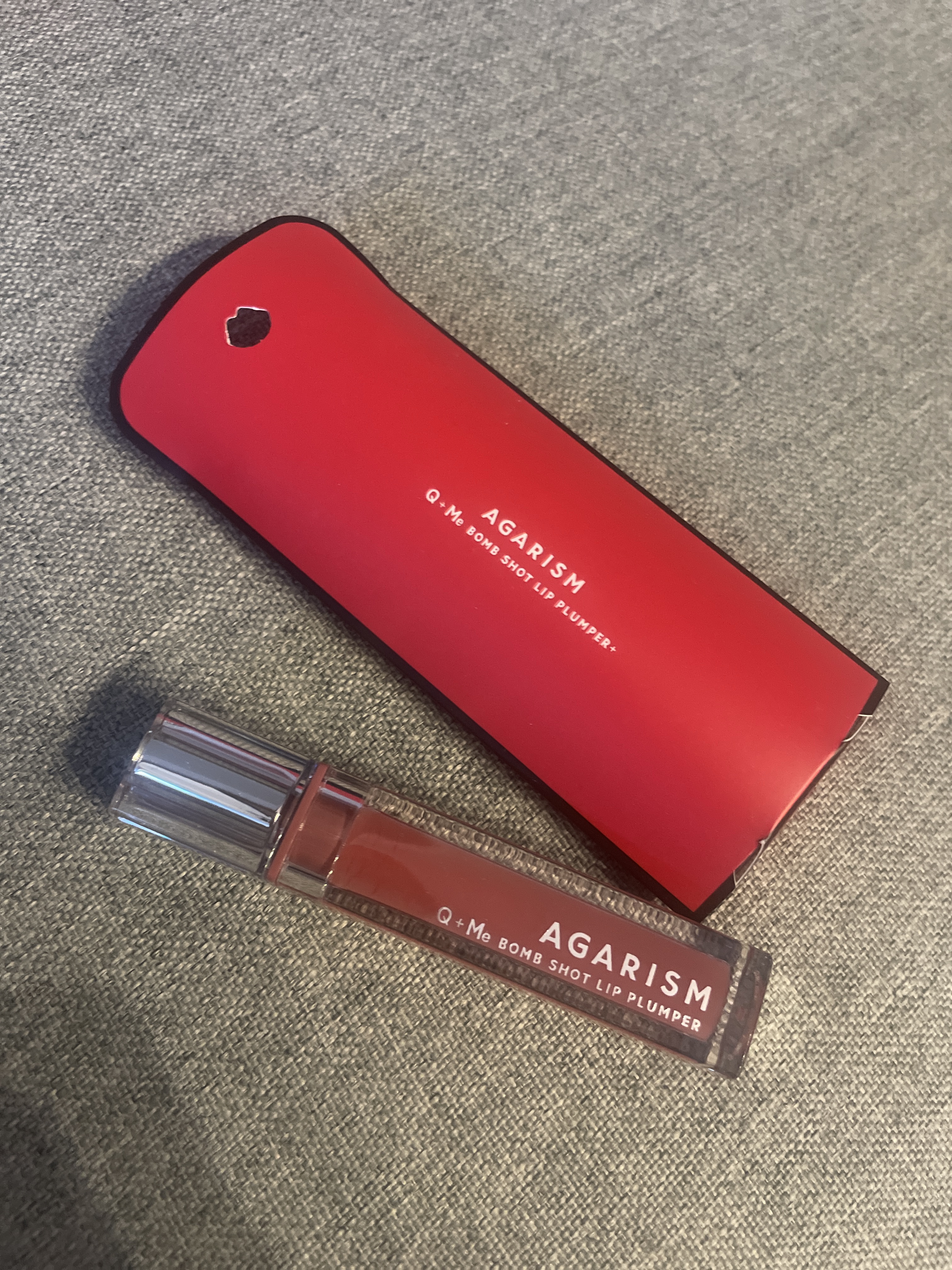 Q+Me　ボムショットリッププランパー+/AGARISM/リッププランパーを使ったクチコミ（1枚目）