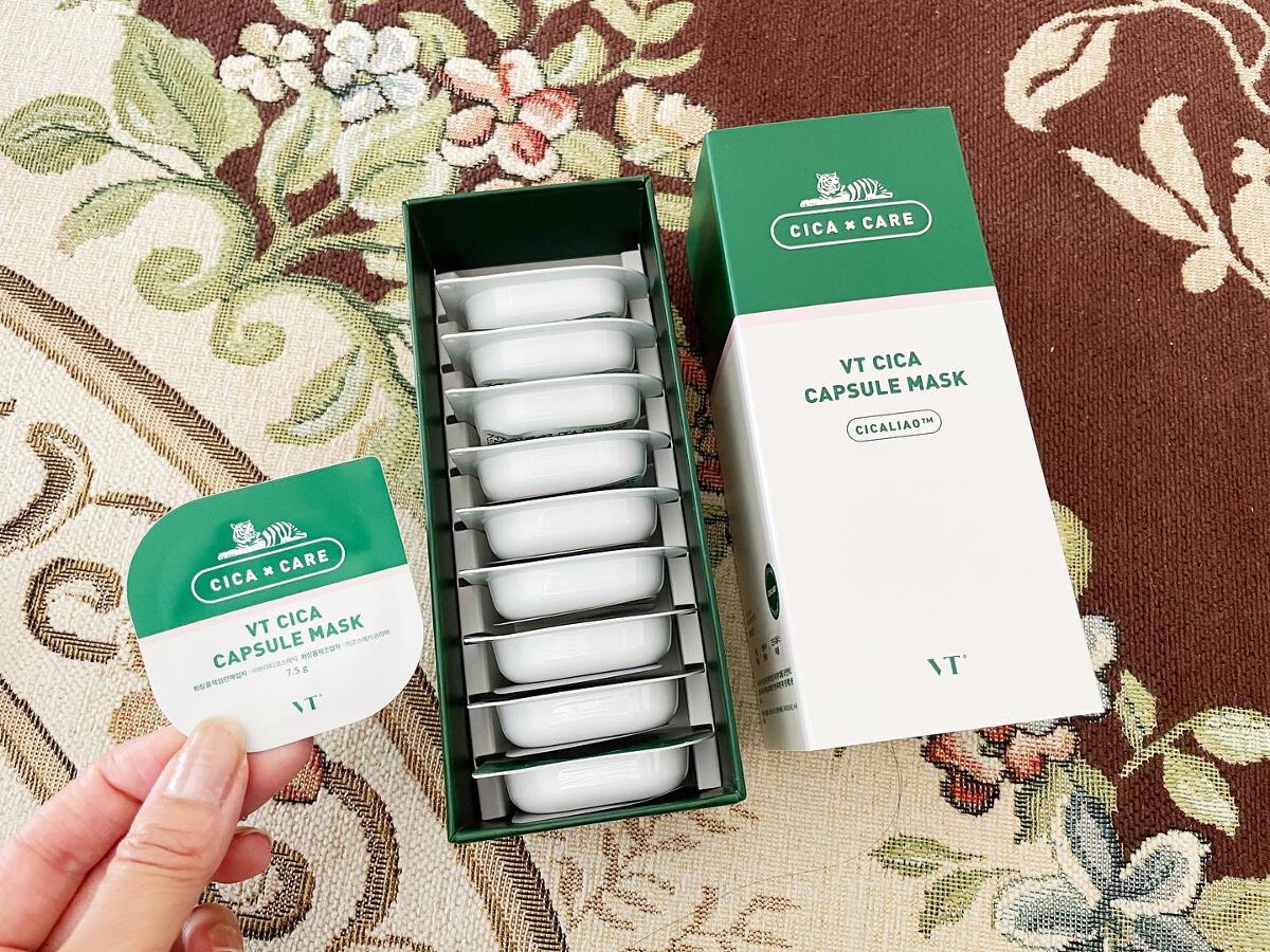 CICA カプセルマスク/VT/洗い流すパック・マスクを使ったクチコミ(1枚目)